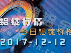 鋁錠行情：12月12日長江各地區(qū)鋁錠價(jià)格市場行情